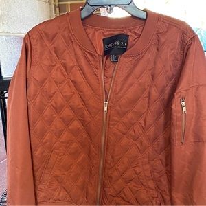 FOREVER 21 quilted jacket ~Plus size